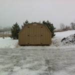 12x20 Barn with 4' Sidewalls West Bend #4